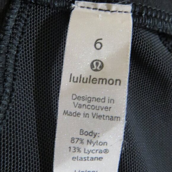 Lululemon Define Jacket SIZE 6 Black *Water Color FL* Monogram - Picture 12 of 16